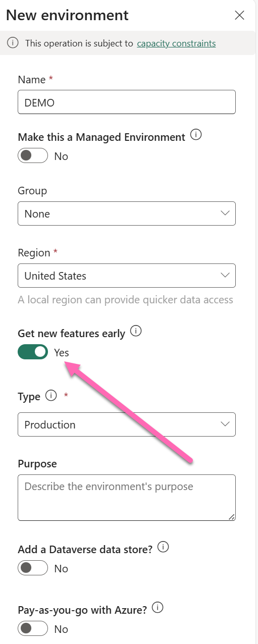 early access to new features