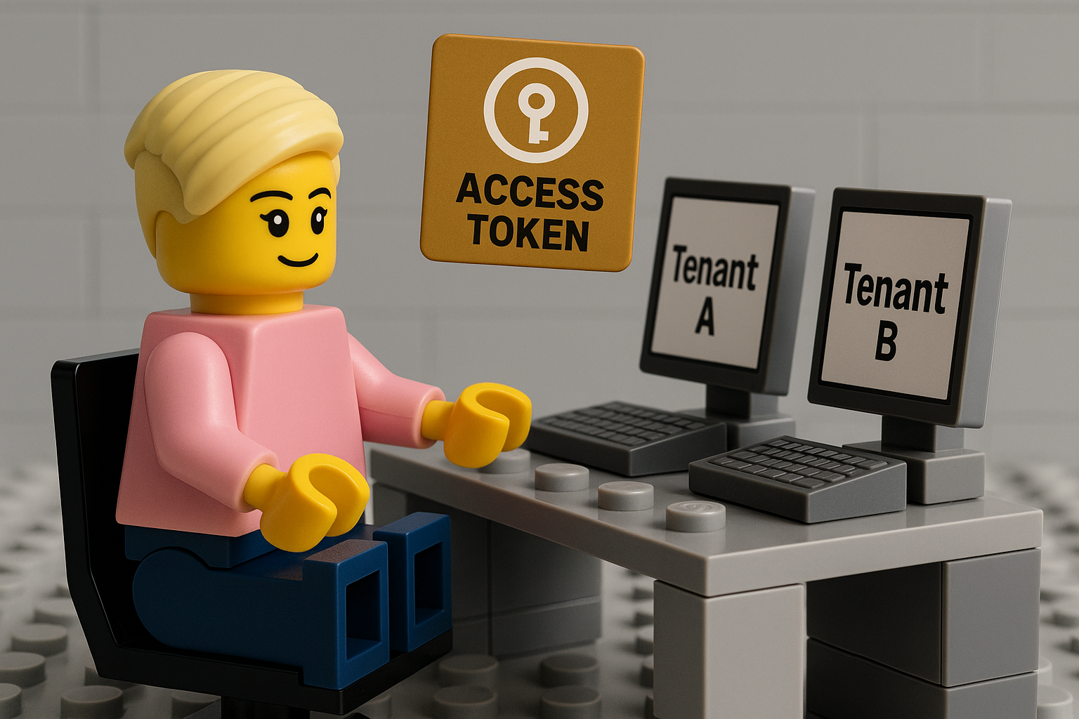 Secretless cross-tenant dataverse access